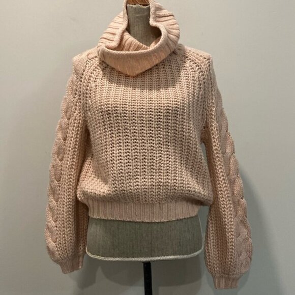 RW&CO Pink Sweater Balloon sleeves - Picture 5 of 15